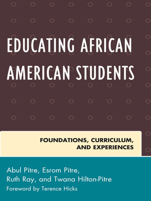 cover image of Educating African American Students